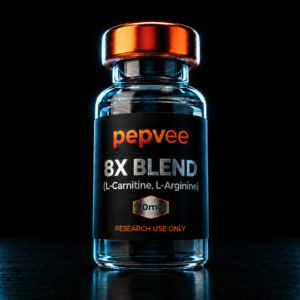 8X Blend Lipo-B — L-Carnitine (20mg) / L-Arginine (20mg) / Methionine (25mg) / Inositol (50mg) / Choline (50mg) / B6 (25mg) / B5 (5mg) / B12 (1mg)